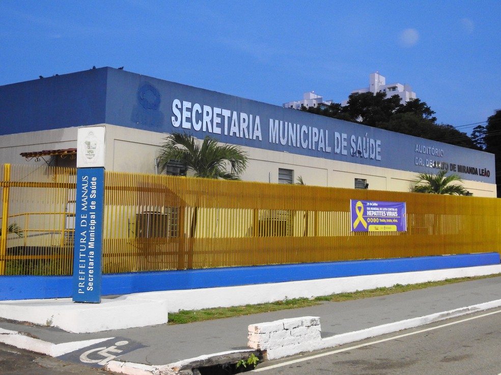 Secretaria Municipal de Saúde (Semsa), em Manaus — Foto: Rickardo Marques/G1 AM