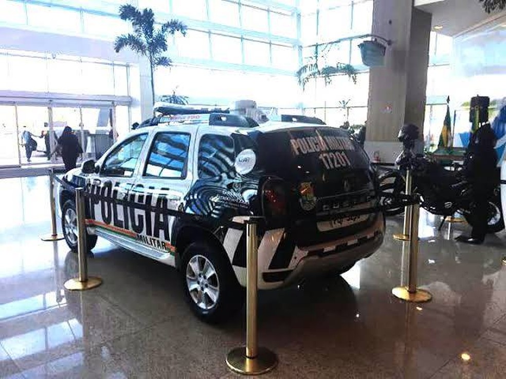 Novos carros da polícia são do tipo utilitário esportivo (Foto: Governo do Ceará)