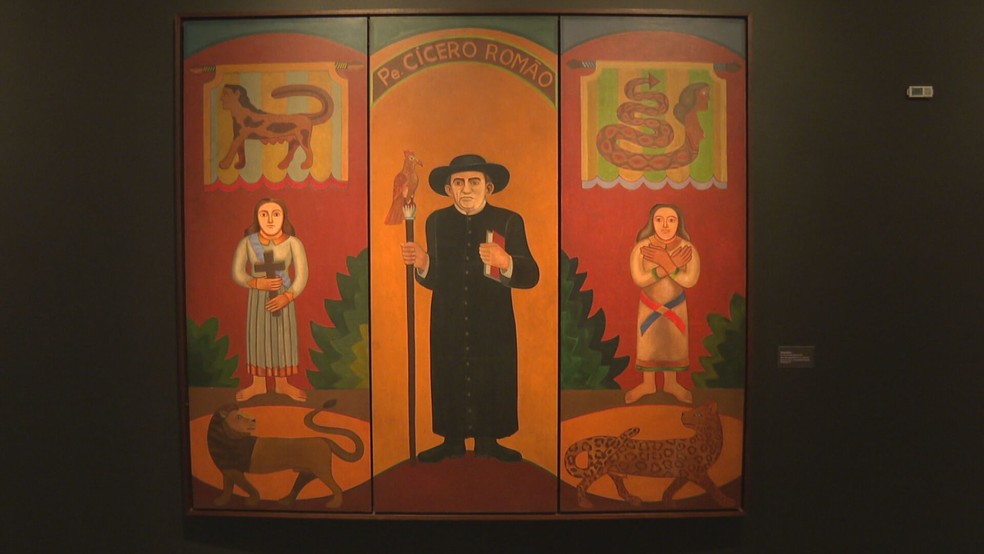 CCBB apresenta exposição de arte para comemorar 52 anos do Movimento Armorial de Ariano Suassuna, em Brasília — Foto: TV Globo/Reprodução