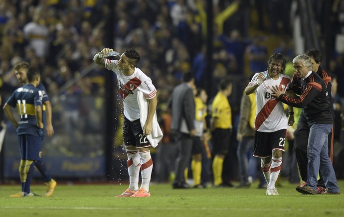 pimenta, Boca Juniors x River Plate (Foto: AFP)