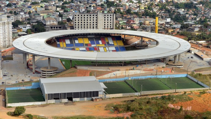 Estádio Estadual Kléber Andrade (Foto: Thiago Guimarães)