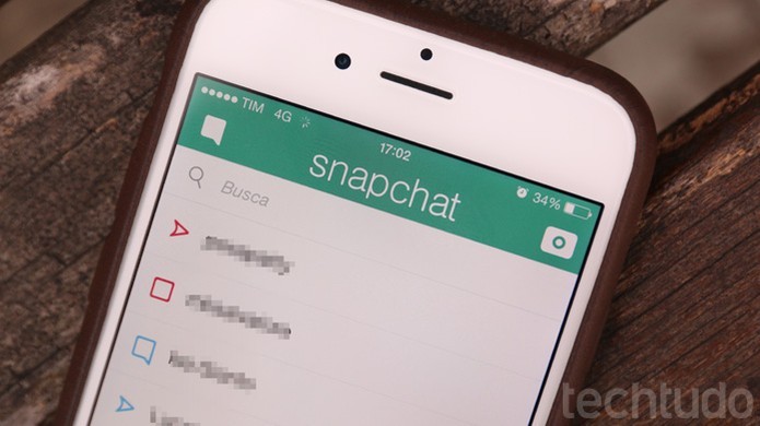 Snapchat permite criação de playlist (Foto: TechTudo/Lucas Mendes)