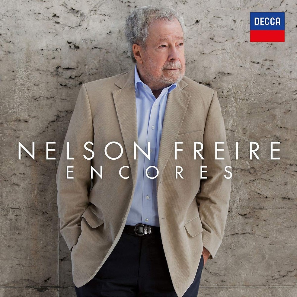 Capa do álbum 'Encores', de Nelson Freire — Foto: Divulgação