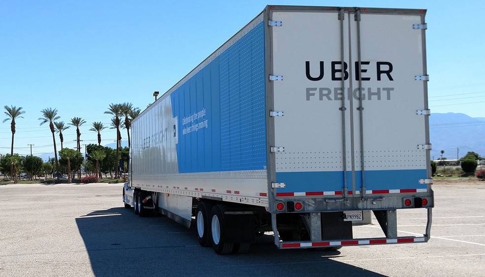 Uber Freight já opera com caminhões autônomos nos EUA — Foto: Divulgação
