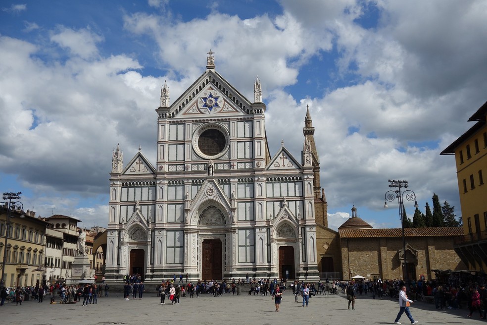 Stendhal afirmou que visitar Basílica de Santa Croce foi "uma experiência extremamente profunda" — Foto: Pixabay