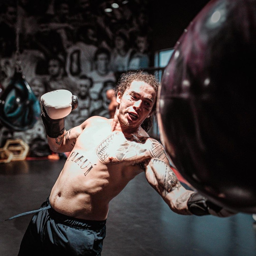 Whindersson Nunes no boxe — Foto: Reprodução/Instagram
