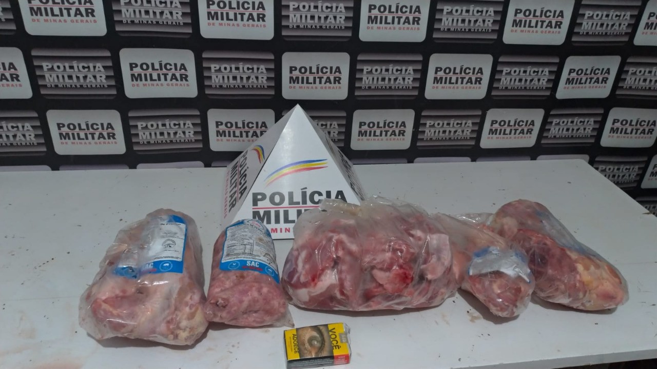 Homem é detido com carnes furtadas de restaurante em Dores do Indaiá