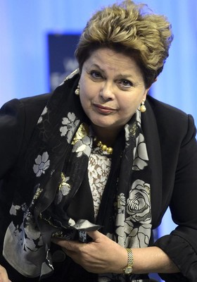 Dilma em Davos (Foto: Agência EFE)