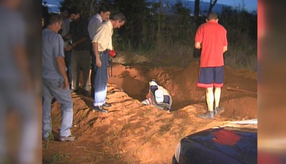 Bancário foi encontrado morto enterrado na zona rural de Serrana, SP (Foto: Reprodução/EPTV)
