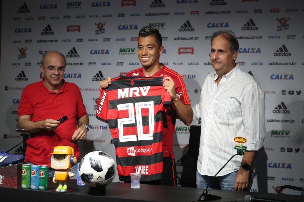 Uribe vai usar a camisa 20, que era de Vinicius Junior (Foto: Gilvan de Souza / Flamengo)