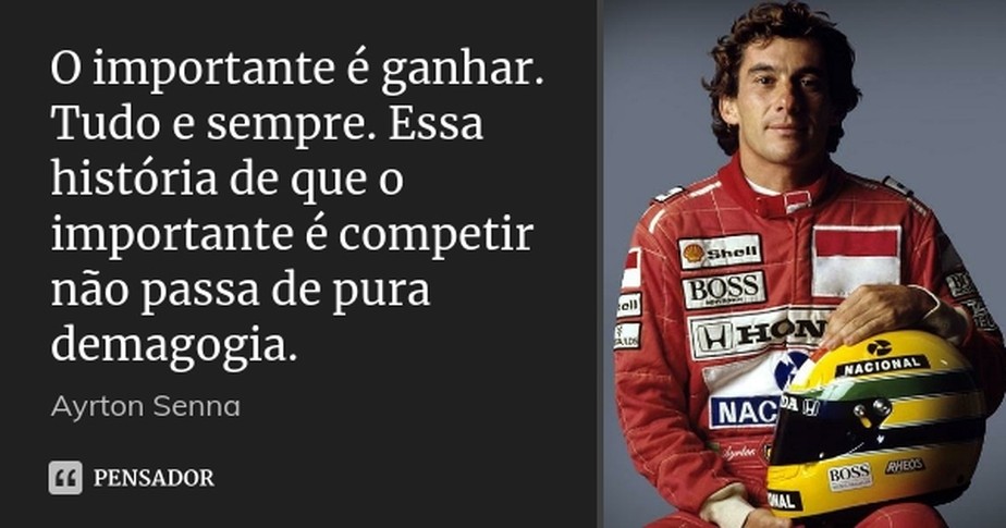 Frases de Ayrton Senna do Brasil, Blog do Coach