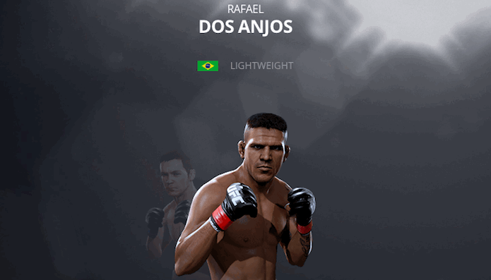 EA Sports UFC 2: Rafael dos Anjos (Foto: Reprodução/Victor Teixeira)
