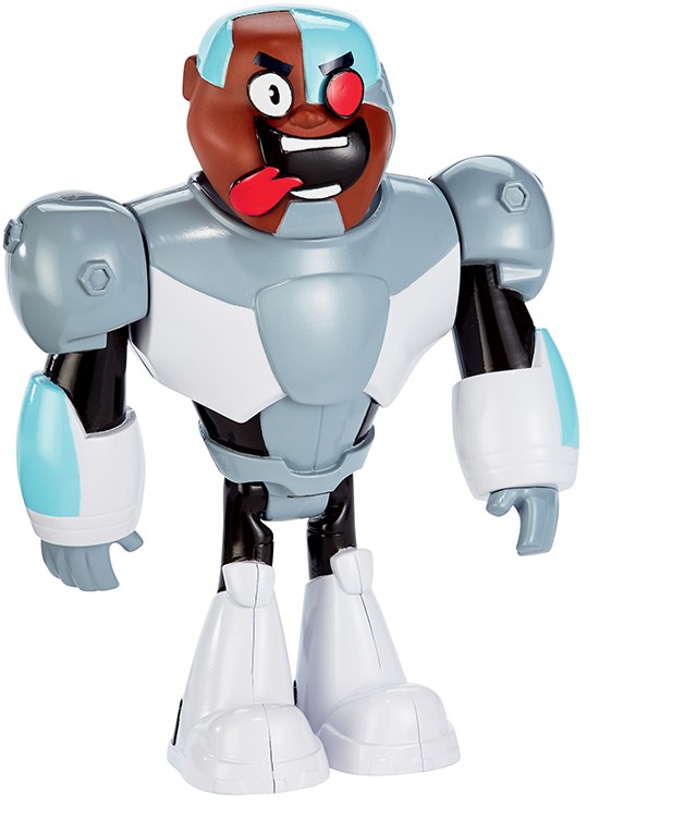 Brinquedo Cyborg - Jovens Titãs, Mattel (Foto: Mattel, R$ 69,99.  Mede 15 cm.)