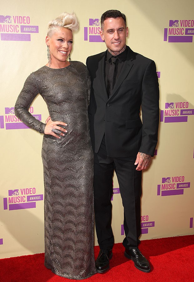 Pink e o marido Carey Hart (Foto: Getty Images)