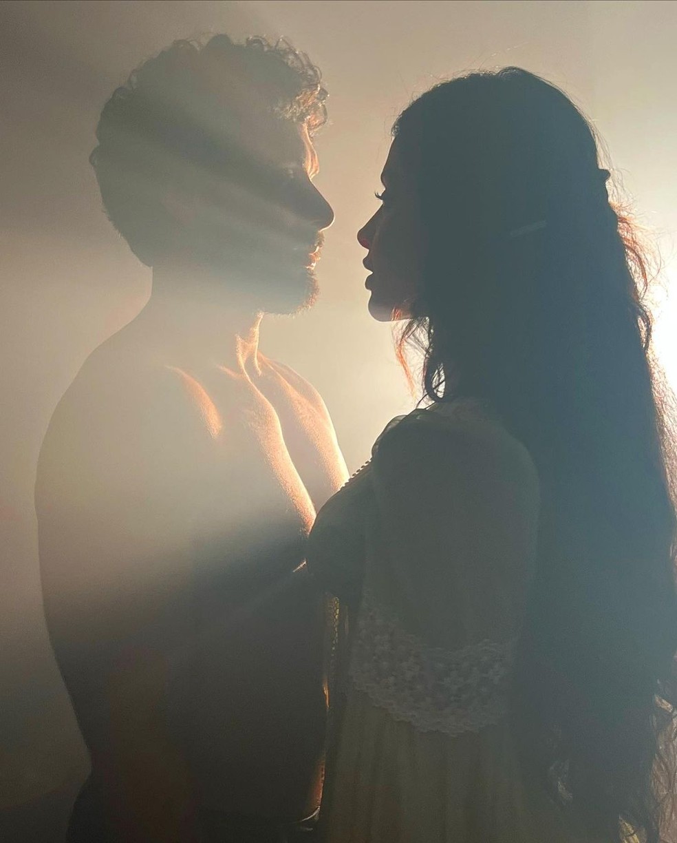 Jesus Luz e Aline Campos  &mdash; Foto: Reprodu&ccedil;&atilde;o/Instagram