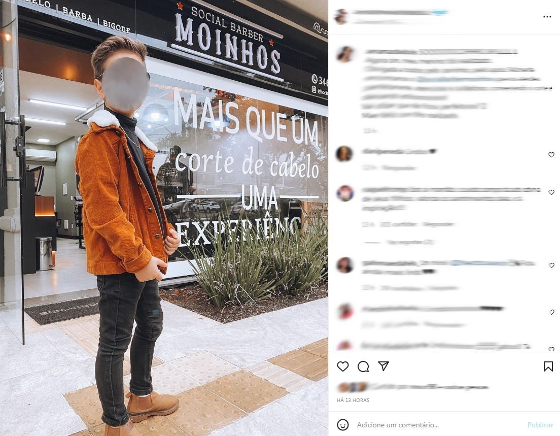 Mãe relata ameaças após publicar revolta com corte de cabelo do filho em salão de Porto Alegre: 'as pessoas são cruéis'