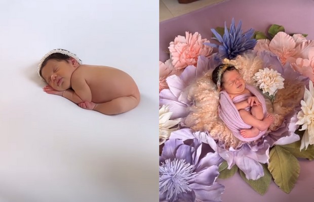 Virgínia Fonseca mostra fotos de Maria Alice em ensaio newborn (Foto: Reprodução/Instagram)