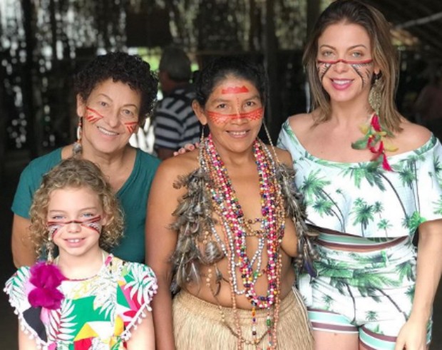 Sheila Mello visita a Amazônia com a filha (Foto: Reprodução / Instagram)