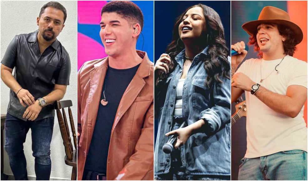 Xand Avi&atilde;o, Z&eacute; Vaqueiro, Mari Fernandez e Nattanzinho v&atilde;o cantar na festa do BBB 23 &mdash; Foto: Reprodu&ccedil;&atilde;o/Instagram