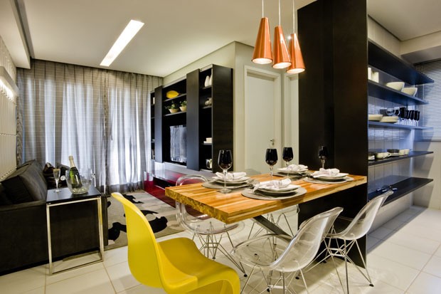 Apartamento pequeno inpirado na Pop Art (Foto: Edgard Cesar / divulgação)