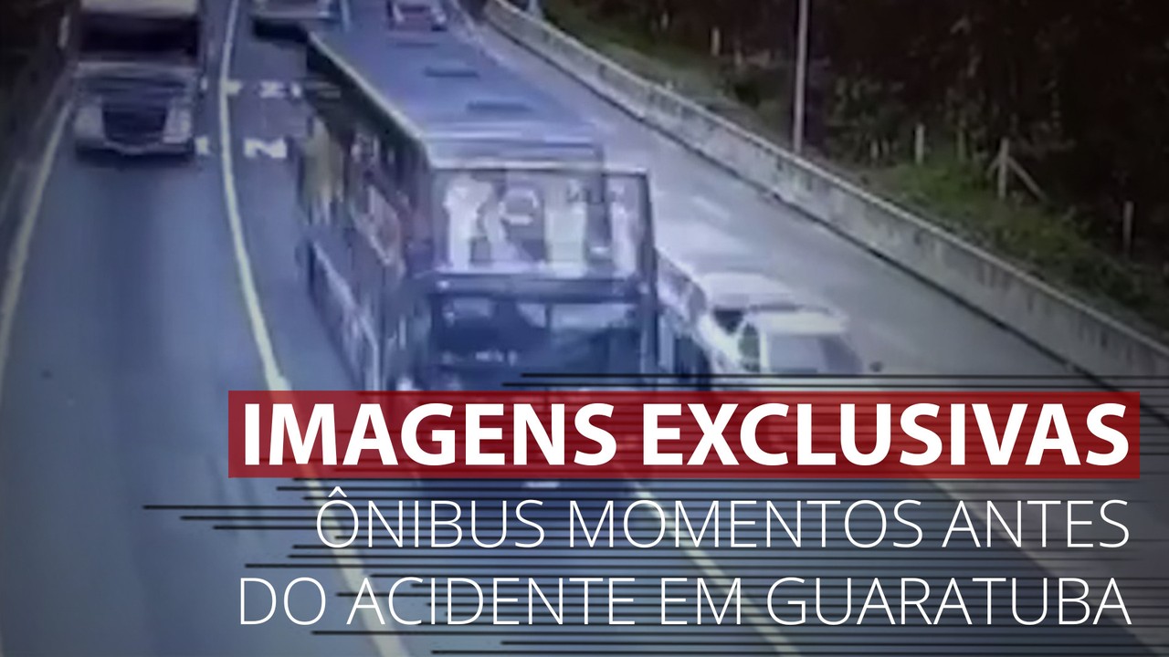 VÍDEO: Imagens exclusivas mostram ônibus momentos antes de acidente em Guaratuba, PR