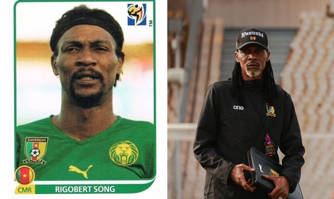 Rigobert Song é o atual técnico de Camarões — Foto: Daniel Beloumou Olomo / AFP