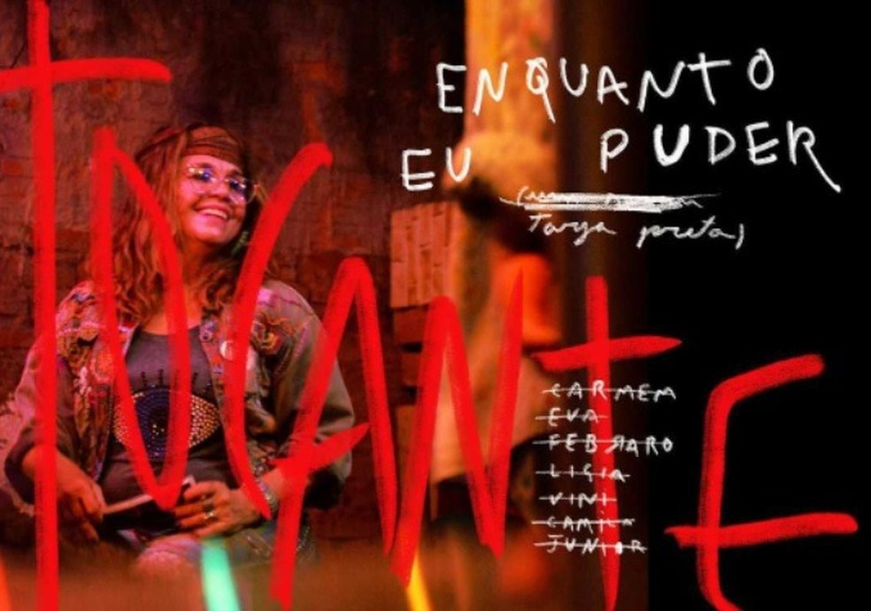 Espetáculo “Enquanto eu Puder”, do Coletivo Tarja Preta, é um dos eventos do fim de semana, em CG. — Foto: Divulgação