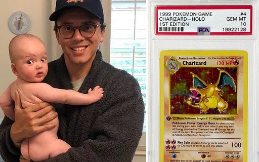 Carta rara de 'Pokémon' é leiloada por mais de R$ 1 milhão nos EUA