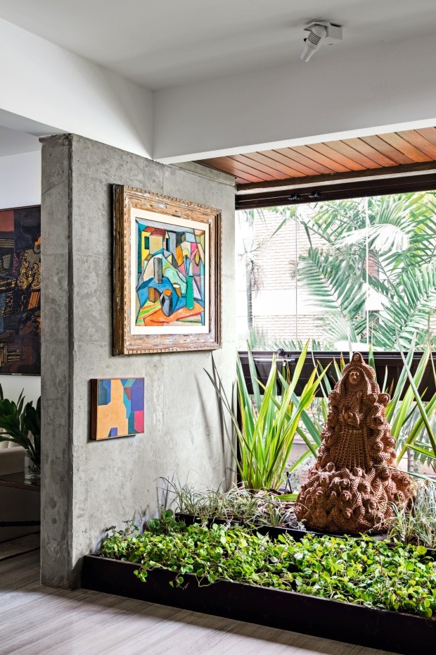 Um apartamento em São Paulo com cara de galeria de arte (Foto: Fran Parente)