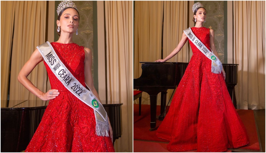 Miss Ceará Luana Lobo, de 27 anos, está entre as cinco finalistas do Miss Universo Brasil 2022 — Foto: João Pedro Souza/Divulgação