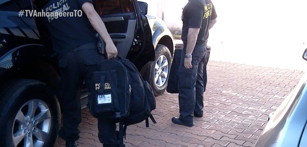 Polícia Federal investiga fraude em aluguel de veículos no TO — Foto: Reprodução/TV Anhanguera