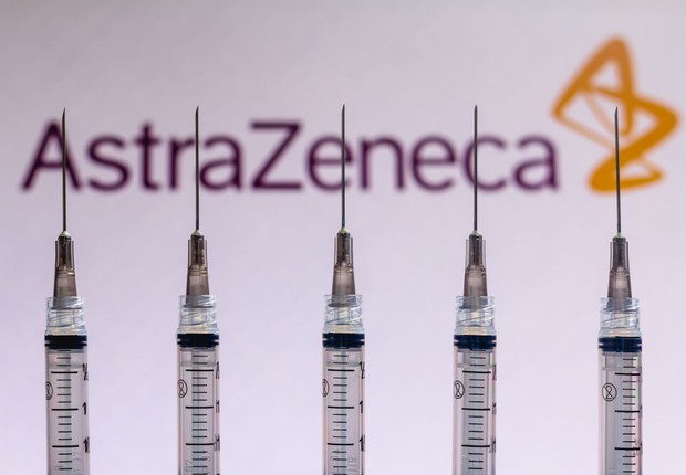 vacina AstraZeneca (Foto: (Foto Ilustração Rafael Henrique/SOPA Images/LightRocket via Getty Images))