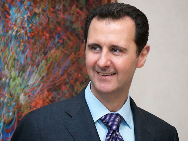 O presidente da Síria, Bashar al-Assad, em foto divulgada nesta segunda-feira (28) pelo governo do país (Foto: AFP)