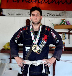Fernando Maia, lutador de jiu jitsu no Acre, campeão da Copa américa (Foto: Nathacha Albuquerque)