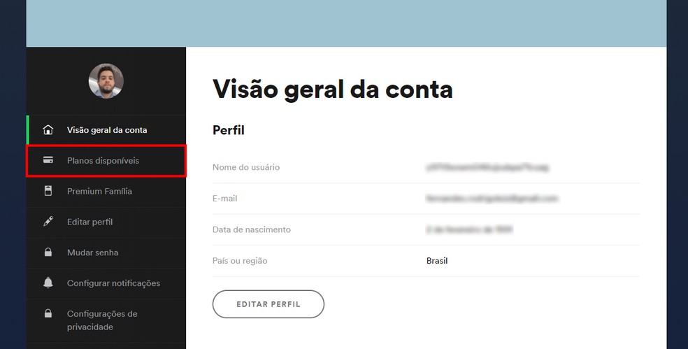 como mudar de plano no spotify players techtudo