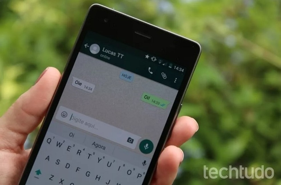 WhatsApp avisa quando usuário está "online" — Foto: Anna Kellen Bull/TechTudo