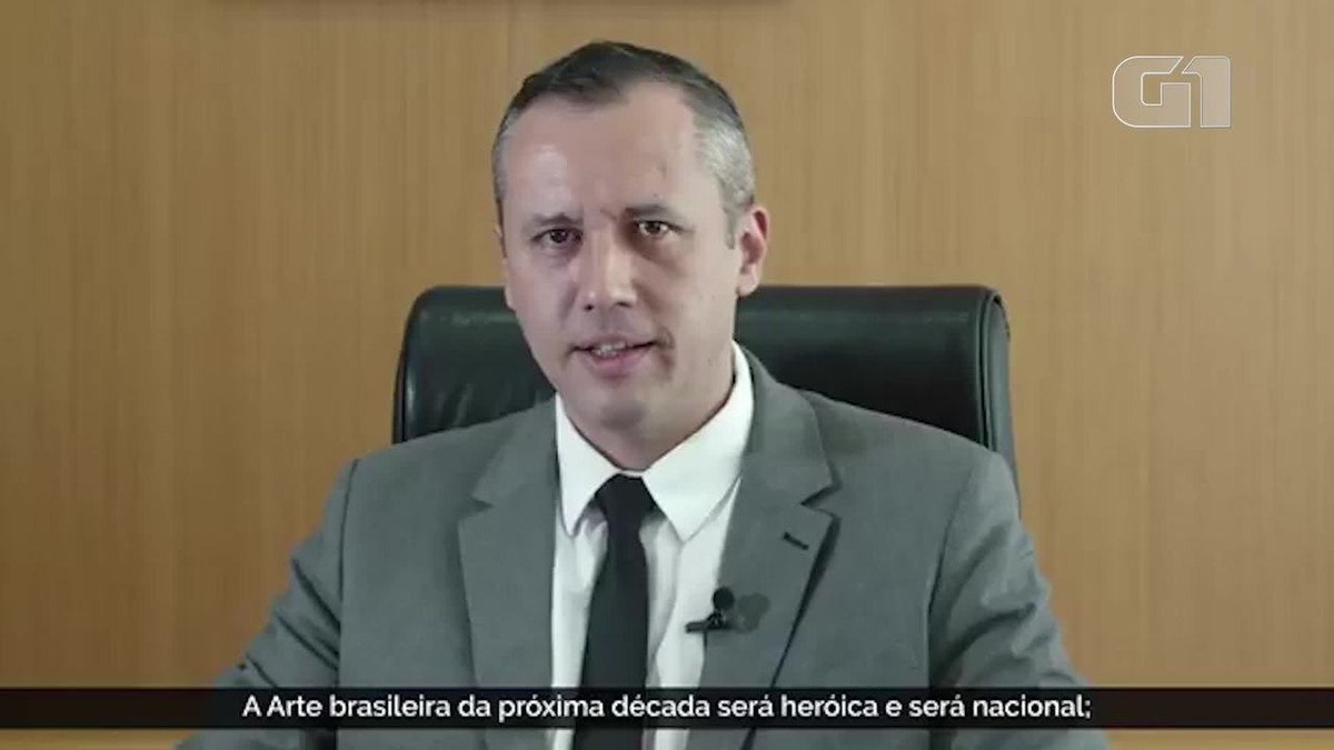 Secretário nacional da Cultura, Roberto Alvim faz discurso sobre artes semelhante ao de ministro da Propaganda de Hitler
