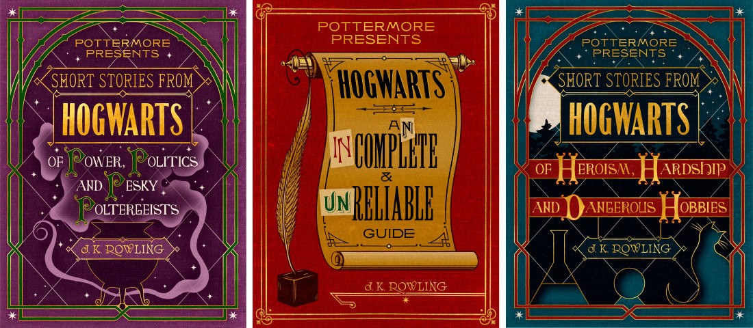 Capas dos novos livros de J.K. Rowling (Foto: Divulgação)