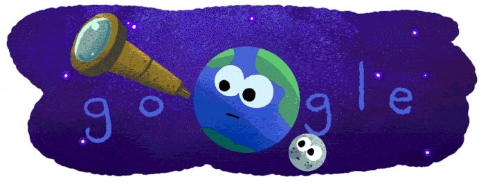 Doodle do Google comemora descoberta de exoplanetas (Reprodução/Google)