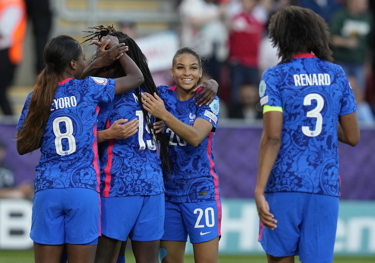 La France bat la Belgique et se qualifie pour les quarts de finale de la Coupe d’Europe féminine |  football international