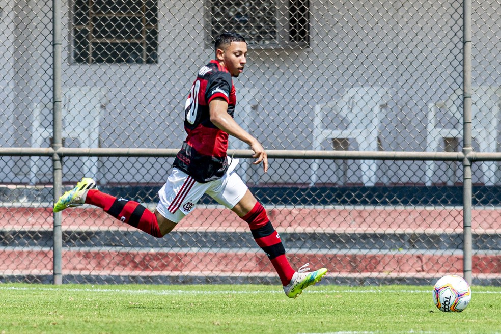 Guilherme Bala, atacante do Flamengo — Foto: Marcelo Cortes / Flamengo