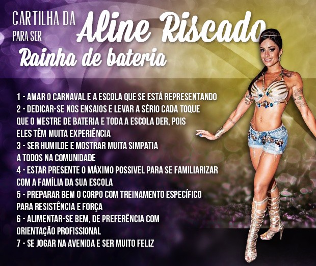 Aline Riscado será rainha da Caprichosos (Foto: Domingão do Faustão / TV Globo)