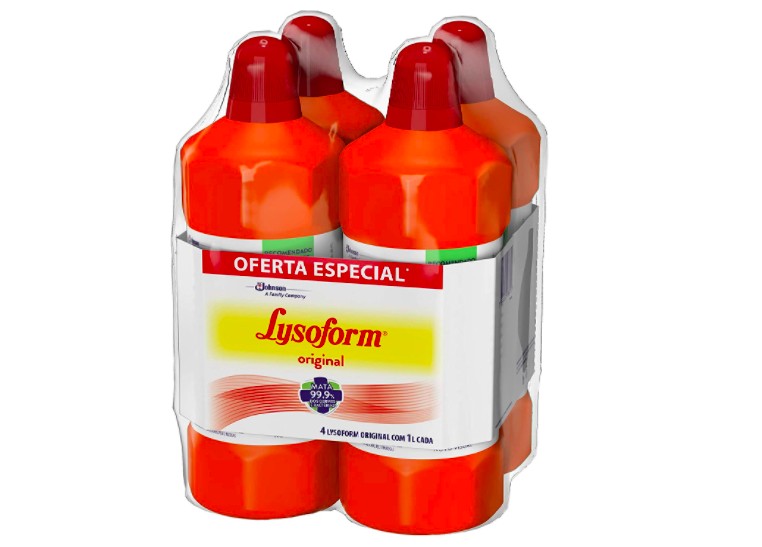 Kit com 4 Desinfetantes Lysoform (Foto: Reprodução/Amazon)