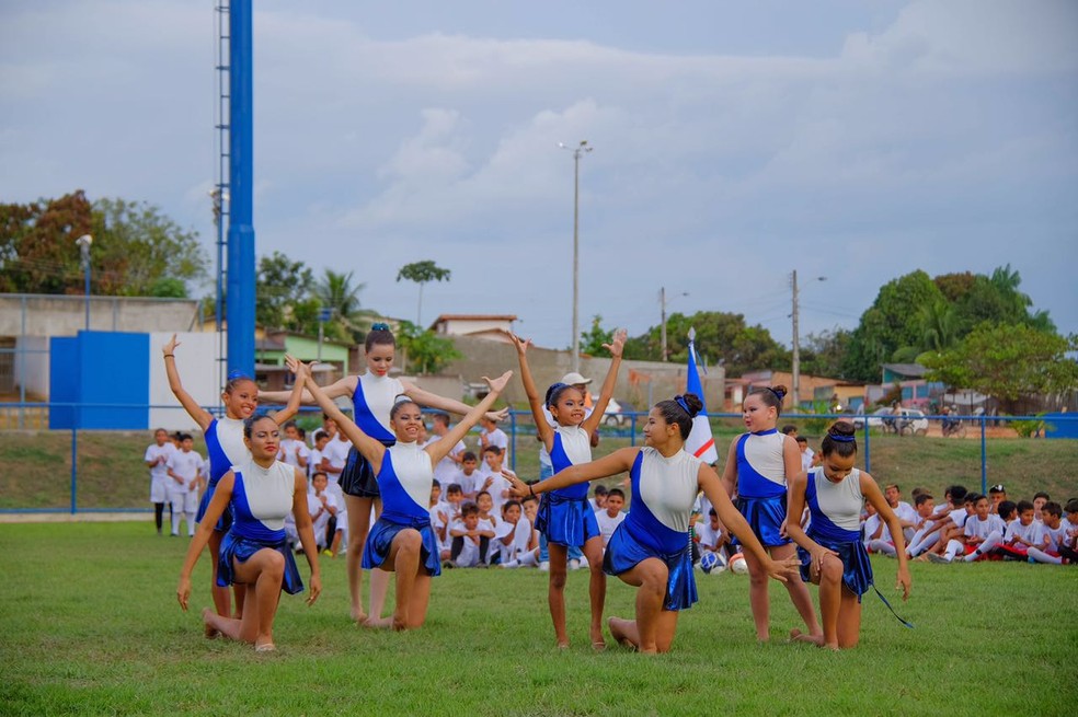 Ginástica Rítmica é praticada em Boa Vista e Rorainópolis por participantes do Escola do Atleta (Foto: Secretaria de Comunicação do Estado)