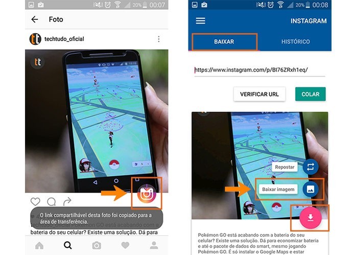 Como Baixar Fotos E Videos Do Instagram Para O Seu Celular Android Dicas E Tutoriais Techtudo