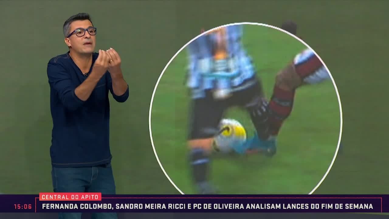 Central do apito analisa lance polêmico no jogo entre Ceará x Flamengo