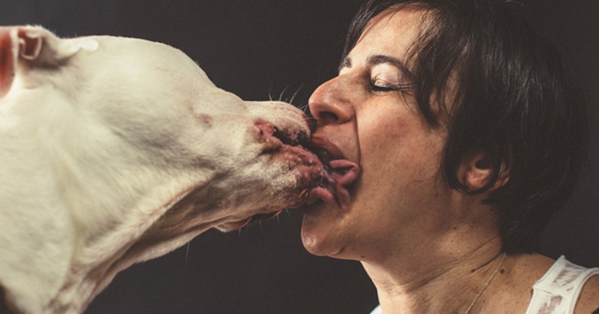 G1 - Fotógrafo faz série de imagens de cães beijando seus donos na boca -  notícias em Pop & Arte