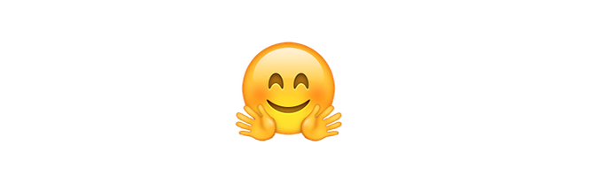 O emoji abraço representa dar um abraço em alguém (Foto: Reprodução/emojipedia)