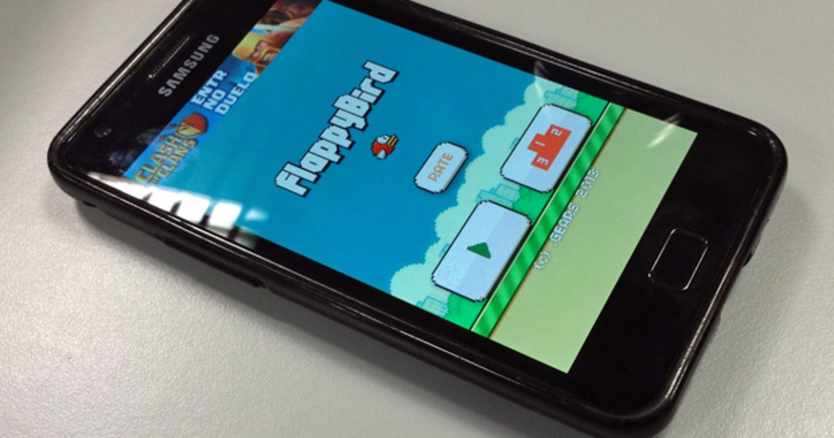 Celular com Flappy Bird instalado vale $100.000,00