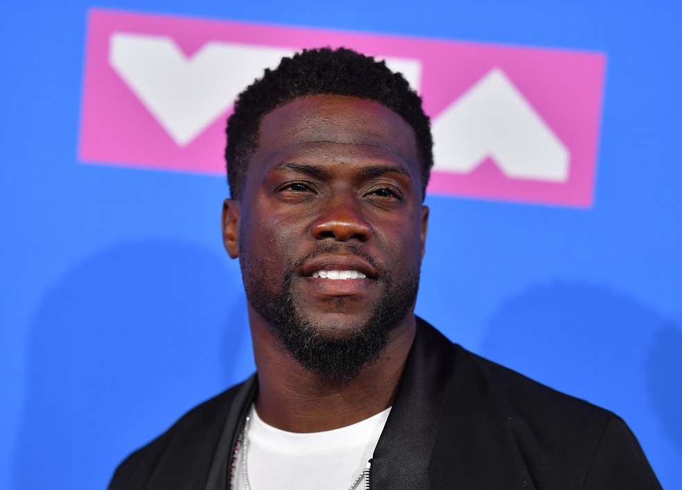 Ator e comediante Kevin Hart vai apresentar o Oscar 2019 — Foto: ANGELA WEISS / AFP